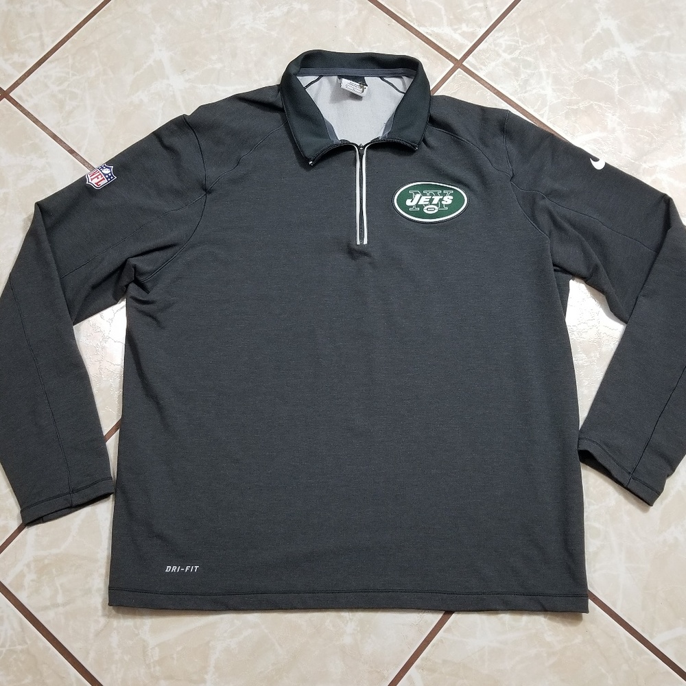 Nike New York Jets Dri Fit Zip Up Jacket Size XL